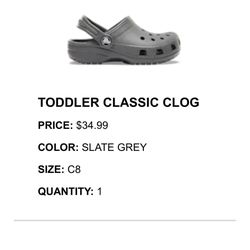 Croc Size 10c And 8c 