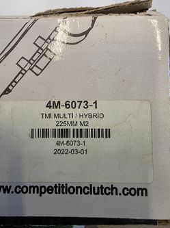 Competition Clutch 4M-6073-1 Twin Disc Clutch Kit 370Z/G37 3.7L — New Open Box