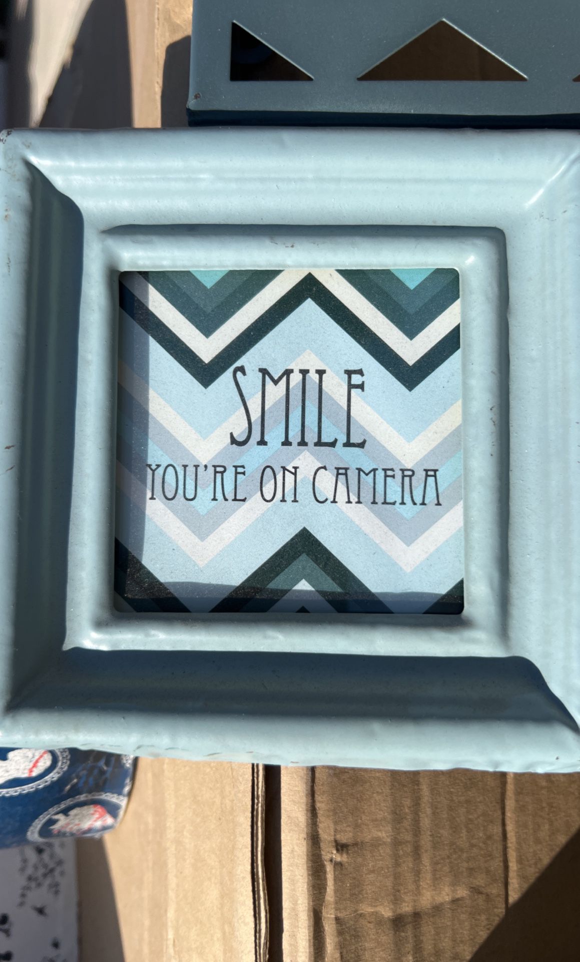 Wall Frame Chevron Style