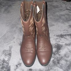 Deer Stags Ranch Cowboy Western Boots - Kids Boys Girls Size 1