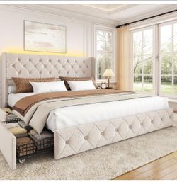 King Size Mattress setup
