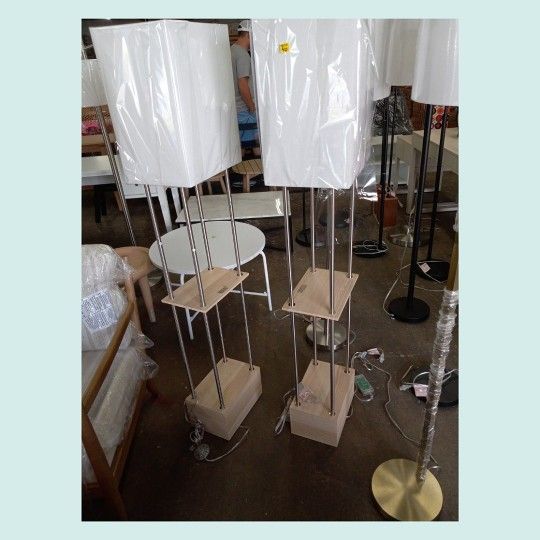 New Floor Lamp With Shelves