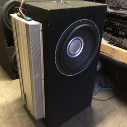 Power Acoustik Amplifier & Subwoofer 