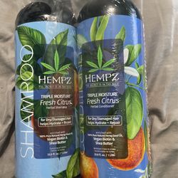 Hempz Triple Moisture Herbal Replenishing Shampoo+Conditioner Set