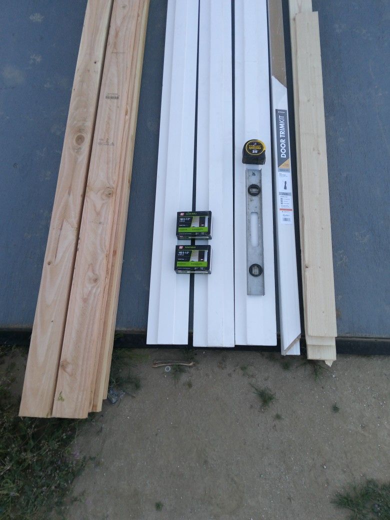 Complete Material To Install An Exterior 36"Door