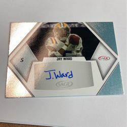 NFL Jay Ward Autograph Rookie