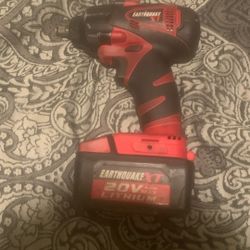Impact, Earthquake Xt 3/8 Lithium 20V With Battery