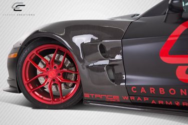 Blemished 2005-2013 Chevrolet Corvette C6 Carbon Creations ZR Edition Front Fenders - 2 Piece Blemished 