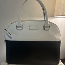 Kate Spade Purse Black And White Satchel Cross body !♠️