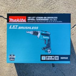 Makita 18v LXT Brushless Drywall Screwdriver (Tool Only)