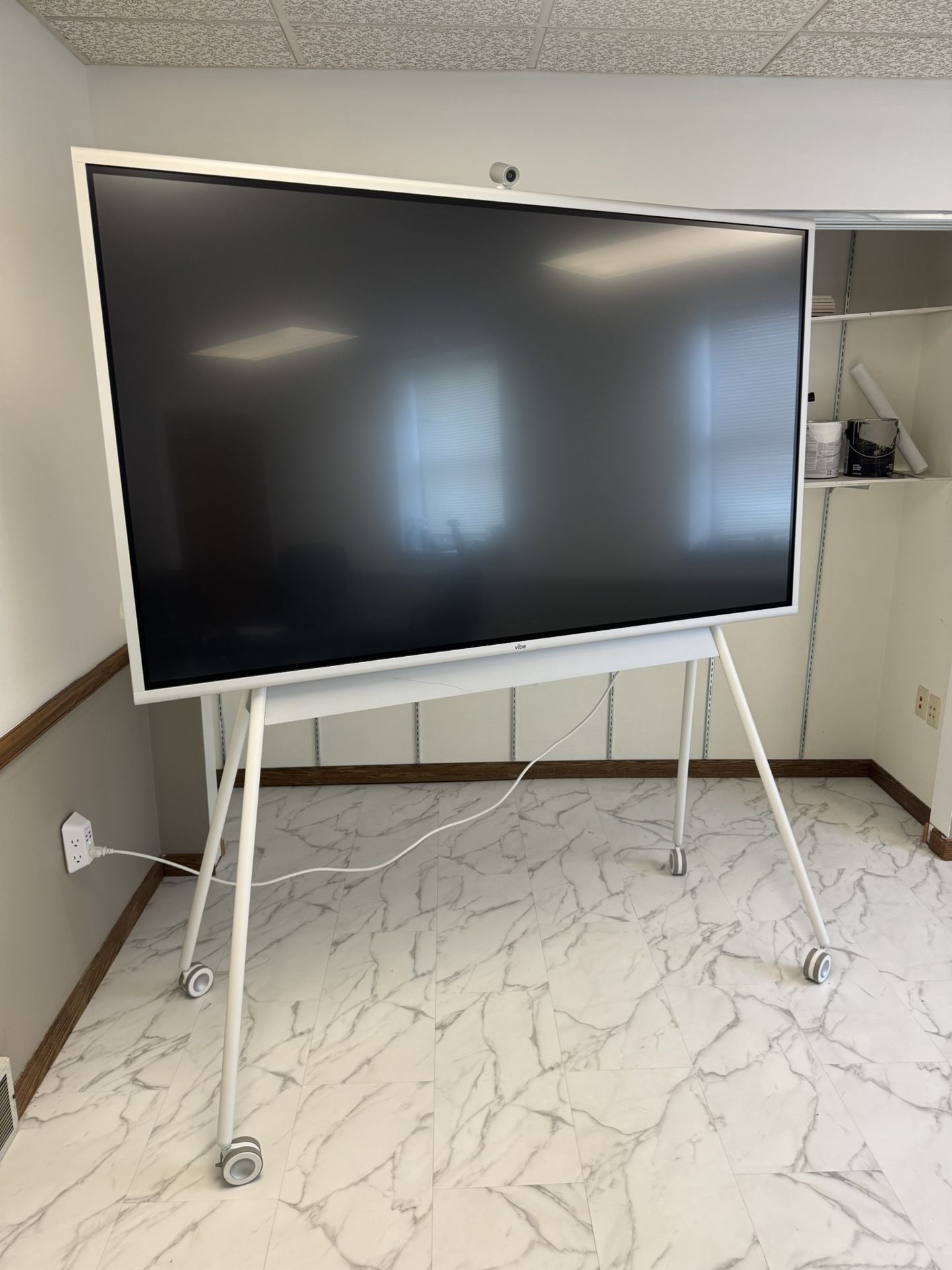 Vibe Board 75″ 4K Smart Whiteboard w/ Stand + Pens – Barely Used ($8K Retail)