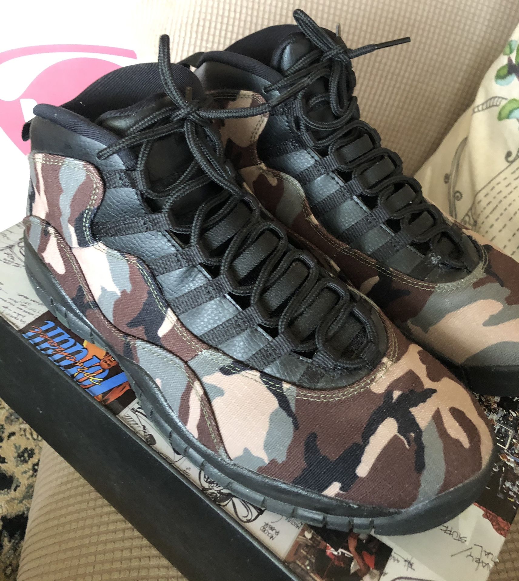 Jordan 10 Retro Woodland Camo