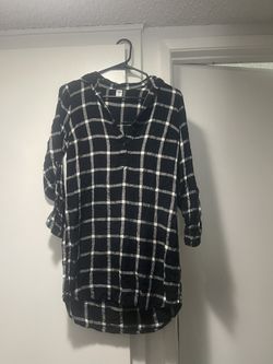 Long Sleeveless Blouse Used Size Xs 