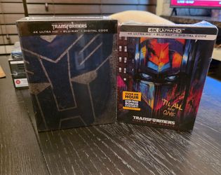Transformers 4K UHD steel book collection 7 movies factory sealed read description for details
