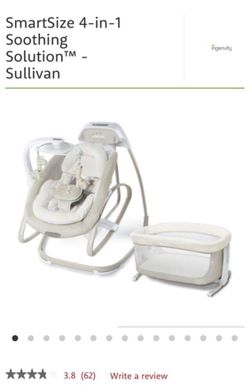Ingenuity Baby Swing Bassinet Smart Size 4 in 1 Soothing