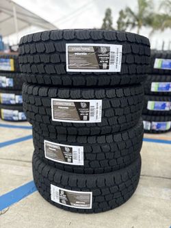 LT285/75R16 Pegasus ATX 4S (4) new tires installation and Balance 50,000 miles warranty