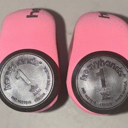 Heavyhands Weighted Exercise Handles – Made in USA – Pink Foam Grips