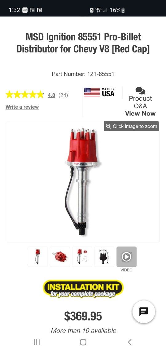 Msd Pro Billet Distributor