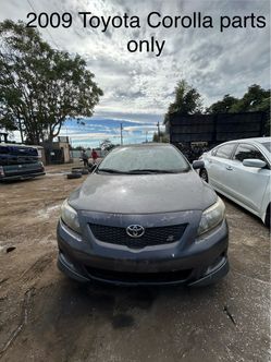 2009 Toyota Corolla parts only