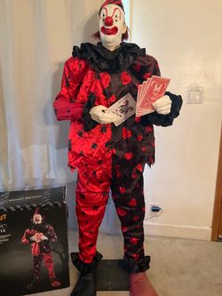 Life Size HENRY HUSTLE Clown Halloween Animatronic JUMP SCARE