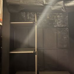 Portable closet  wardrobe