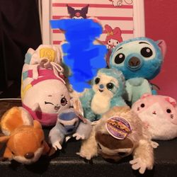 Plushies Lot of 7pcs. $10