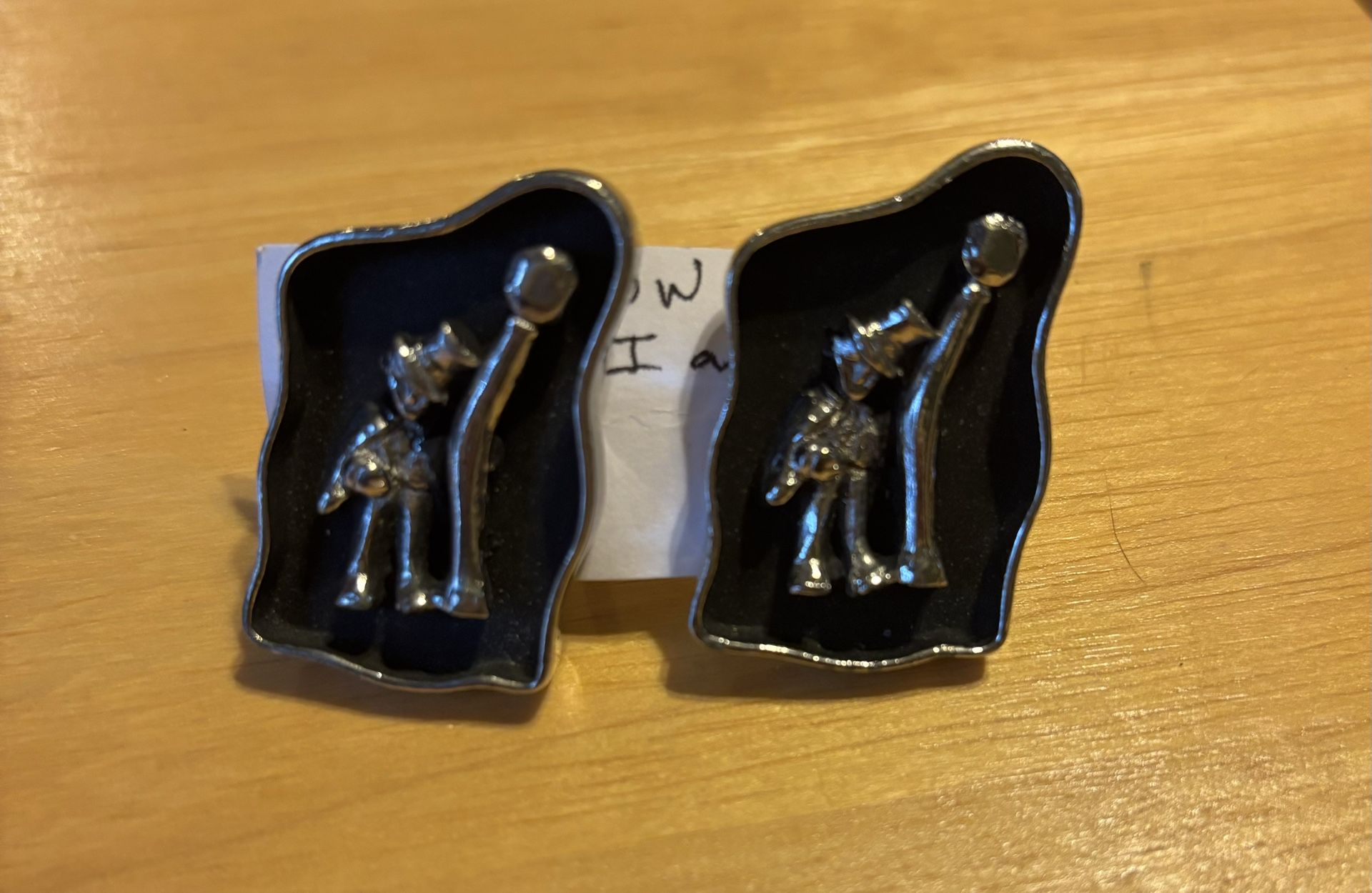 SWANK Mid-Century “ How Dry Am I” Large Costume Cufflinks