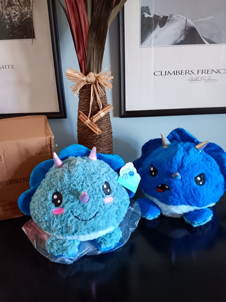 Donnie Reversible Plush Dino