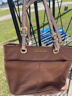 Michael Kors Brown Leather Tote Bag