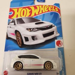 Hot Wheels Subaru Wrx Sti Hatchback White