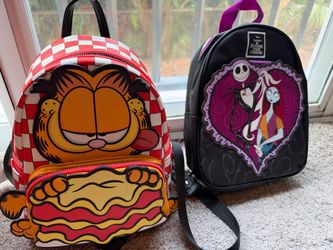 Loungefly Garfield & Nightmare Before Christmas Mini Backpacks