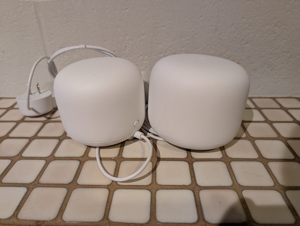 Google Nest WiFi Router and 1 Point