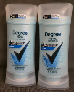 (2) Degree Antiperspirant Deodorant, 2.6 oz each