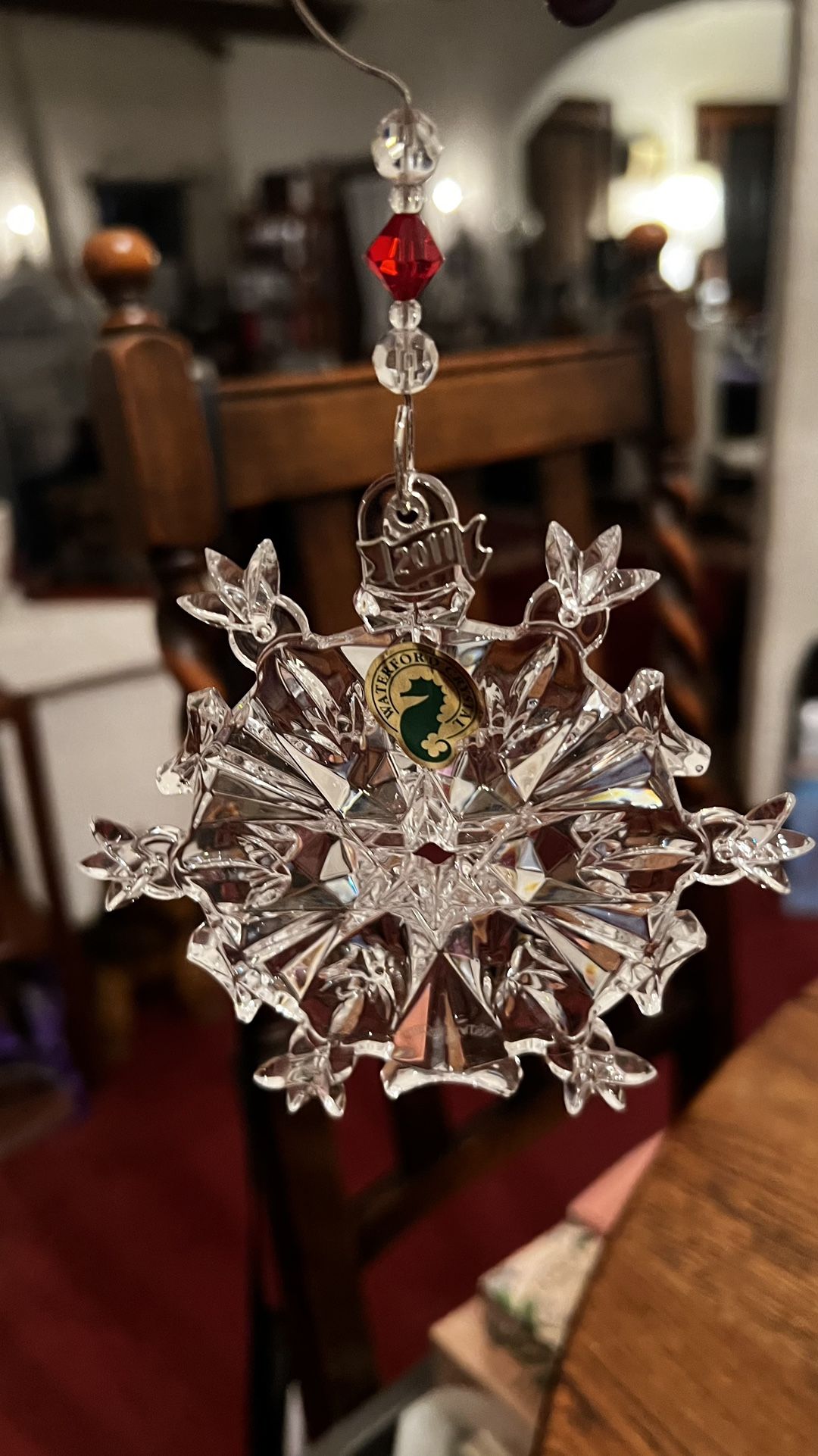Waterford 2011 Snow Crystals Pierced Ornament #154331 - w/Box