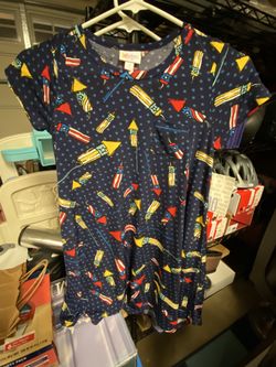 Lularoe 4Th of July Patriotic Girl’s Dresses