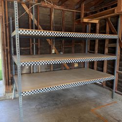 Commercial Metal Shelving 4’x8’