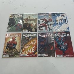 The Amazing Spider-Man Vol.2 # 2, Vol.3 #017, 018,19.1,20.1 Variants. Lot of 8 Marvel Comics, VF/NM