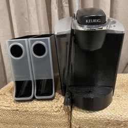 Keurig Coffee Maker + K-Cup Dispensers