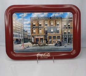 Vintage "Drink Coca-Cola" Metal Tray by Pamela Renfroe, Atlanta, GA - 1995