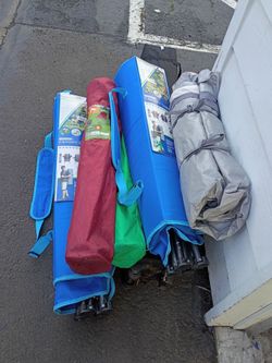Lots of camping stuff