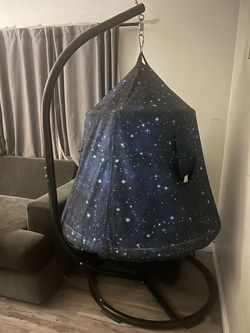 Indoor tent swing