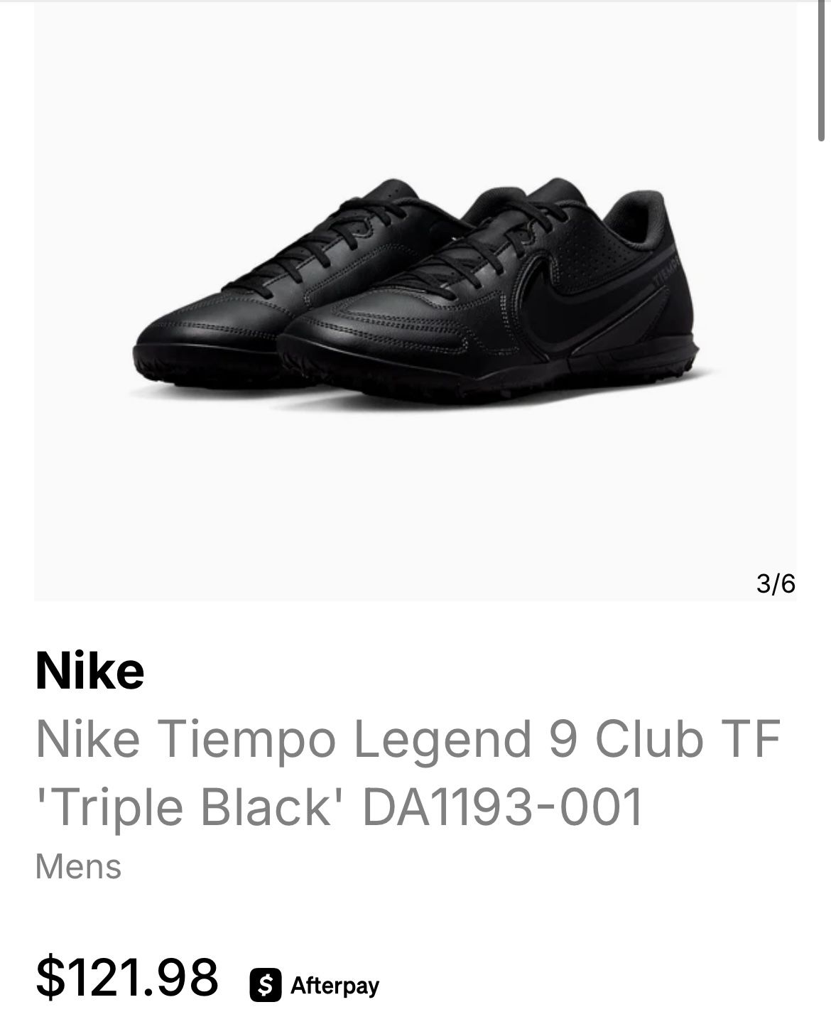 Turf Soccer Shoes $75