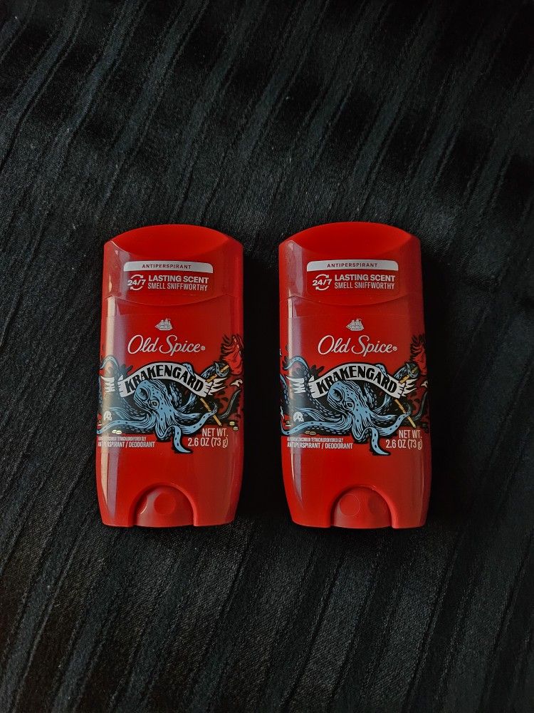 $2 Each (1 Available) Old Spice Krakengard Stick Antiperspirant Deodorant