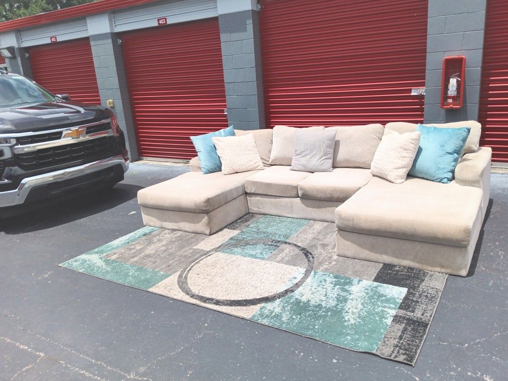 Double Chaise Sectional Sofa