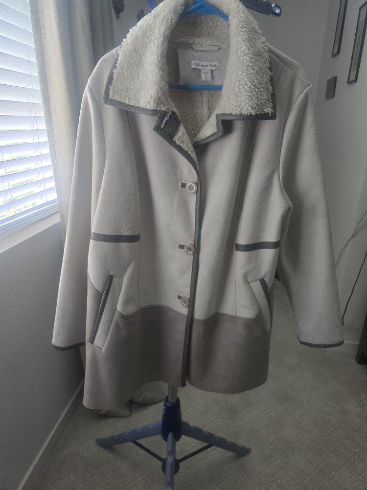 Woman's Jacket XL Faux Suede