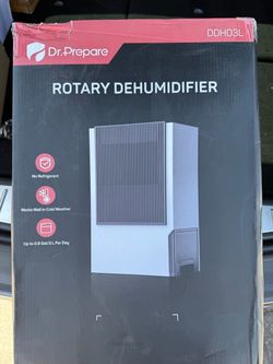 Brand New Dr.Prepare Rotary Dehumidifier New Quiet Compact Moisture Absorber for Home Room