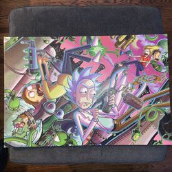 Rick & Morty Canvas Poster Thumbnail