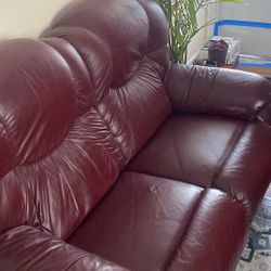 Leather Sofa 