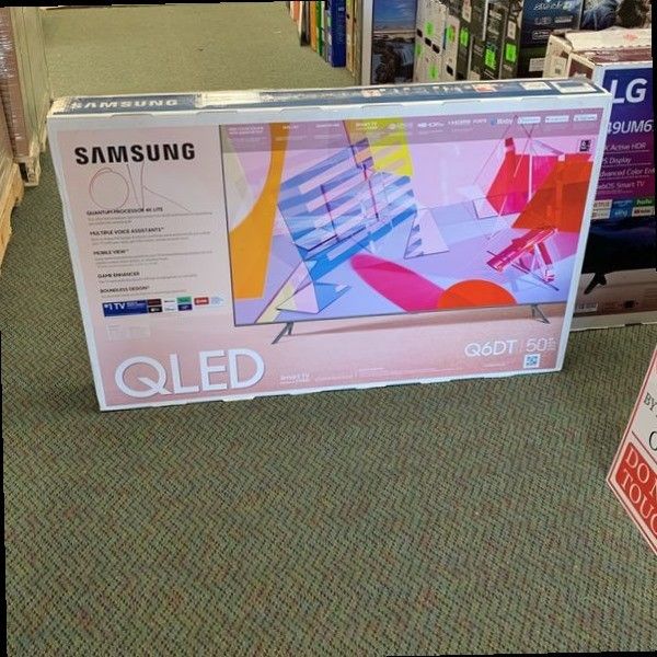 OPEN BOX 50” SAMSUNG QN50Q6DTAFX QLED SMART TV