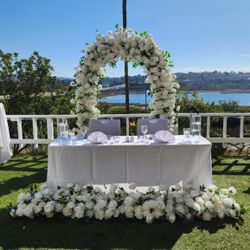White Floral Arch